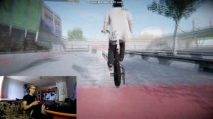 Учусь BMX-трюкам в игре PIPE на ПК/Гринды