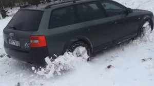 Audi A6 allroad quattro 2.7 biturbo, snowy hill cl