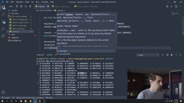 Thresholding with Match Template - OpenCV Object Detection in Games #2