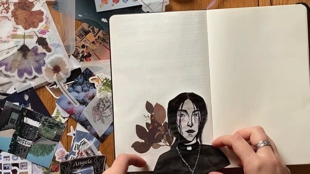 заполняем личный дневник и болтаем // оформление разворота смотреть онлайн