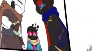 Инк Санс и Эррор Санс, Пайпер джем - ink sans and error sans , paper-jem : x.v13.x