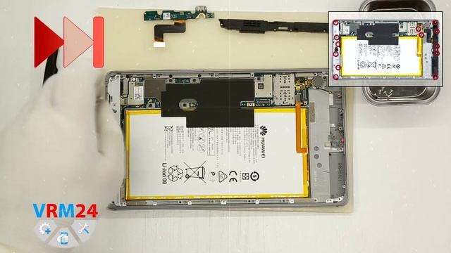 How to disassemble ? Huawei MediaPad M3 Lite 8" CPN-L09 Take apart Tutorial смотреть онлайн