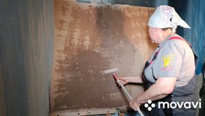 Грунтовка поверхности под шпаклевку