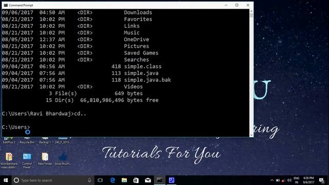 Dos Video Tutorial Series -2 DIR and CD Command in MS DOS смотреть онлайн