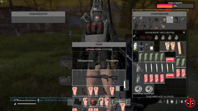 DayZ DSS Don`t stop survivor PVE Ru Stalker, ДЕНЬ 15 смотреть онлайн