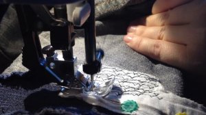 Remiendo con máquina de coser Pfaff Select 4.0
