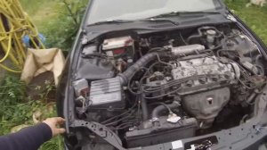 Вторая жизнь Honda CRX, восстановление легендарного автомобиля, Хонда CRX Del Sol, стояла в гараже