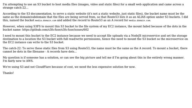 DevOps & SysAdmins: S3 Bucket for hosting media, s3fs mount catch-22 смотреть онлайн