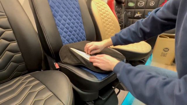 Поддержка спины с эффектом памяти в авто / Поясничный упор НОВЫЙСАЛОН.РФ