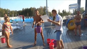 Международный флешмоб «#Icebucketchallenge» на День города в аквапарке "Лебяжий"