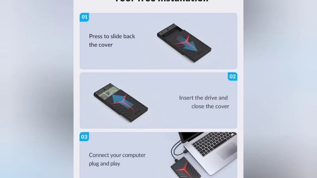 Cablet 2533U3 2.5" USB 3.0 SSD/HDD Enclosure смотреть онлайн