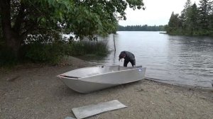 Складная алюминиевая  лодка.Очень редкая модель . 50 лет. Ретро. Folding aluminum boat.