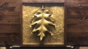 Рельефная резьба по дереву - Быстрая и простая резьба по дереву "Лист дуба".