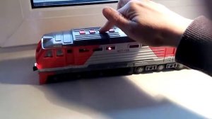 Тепловоз, Локомотив, игрушка, Новый, 32см. Звуки свет инерционная. Купить по ссылке под видео.