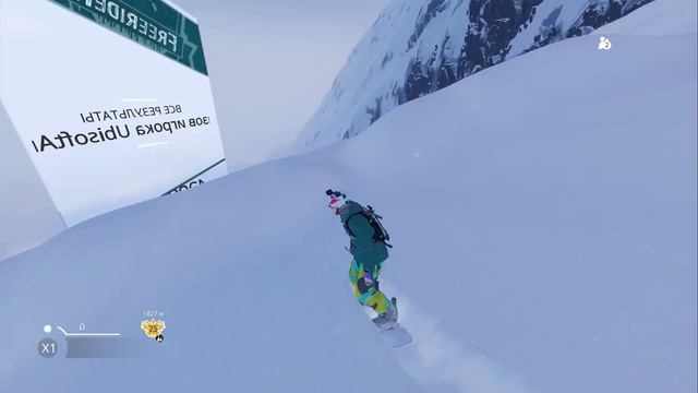 Учимзя играть в горнолыжный экстрим Steep.