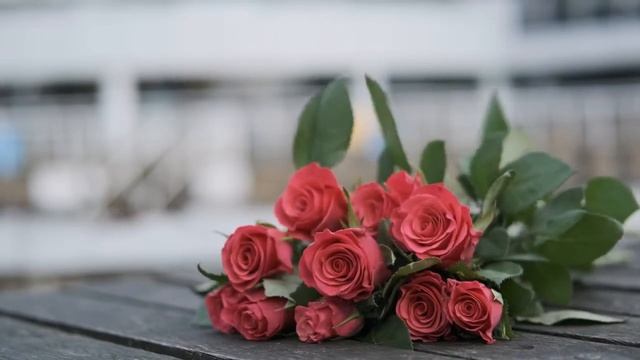 Красивое видео - Букеты из роз.