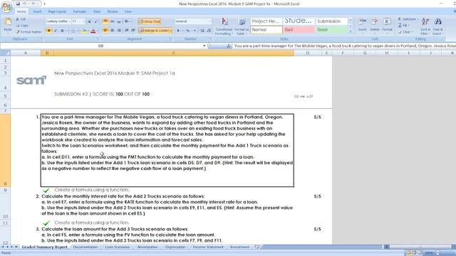 New Perspectives Excel 2016 Module 9: SAM Project 1a #newperspective #module9 #samproject1a