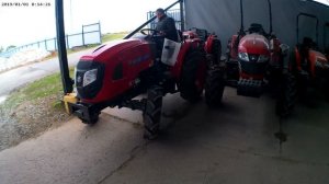 Как работает минитрактор Branson F50R?