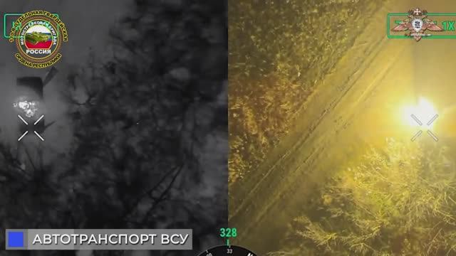 ⚔?⚡Операторы БПЛА 110-й мотострелковой бригады уничтожают автотранспорт ВСУ⚡