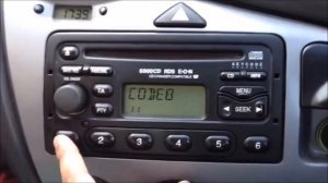 How To Unlock Ford Focus Radio Code Entering Process