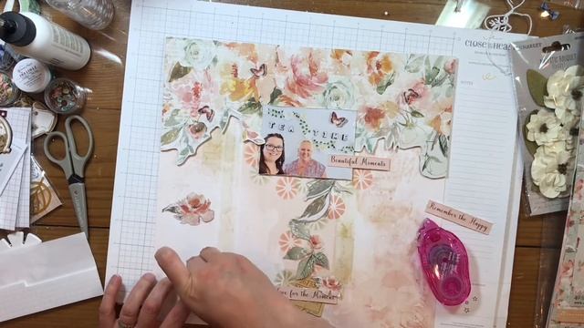 Beautiful Moments 12x12 Scrapbooking Layout