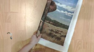 Завершение многоцветной картины "Гиганты Африки" от Cross #Stitch Love #многоцветка #вышивка