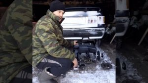 Забрали двигатель с ремонта Ямаха Викинг 540-3.