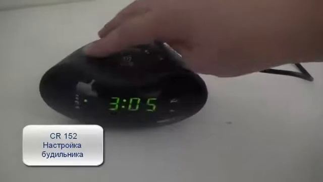 Как настроить радиобудильник CR-153 (152) Сигнал смотреть онлайн