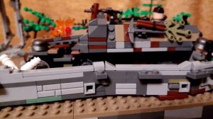 Lego самоделка 2 мировая, засада партизанов