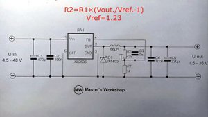 Понижающий DC-DC преобразователь на XL2596 своими руками.