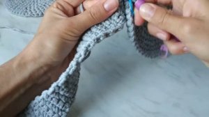 Как соединить боковины и дно круглой сумки (МК "Сумка Кошечка")