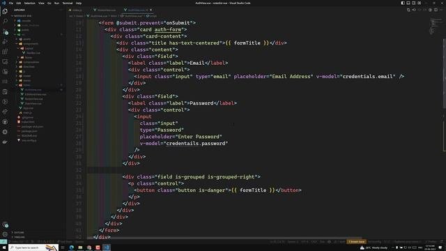 103. Differentiate Login and Register Page on Submitting Form Data Vue Composition API - Vue 3