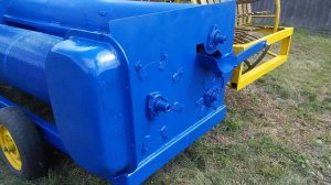 тыквоуборочный комбайн самодельный (обзор)