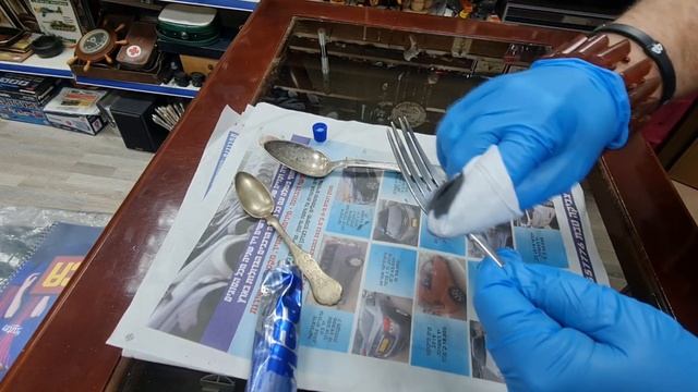 Редкое столовое серебро . Восстановление . 84 царская Россия и 12-ти толовое . Барахолка в Израиле смотреть онлайн