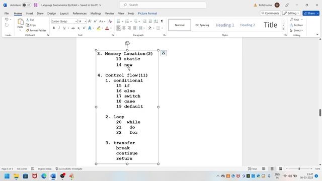 Keywords In java? What is keyword in java