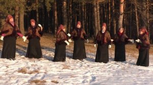 Ансамбль клуба "Жить здорово!". Песня "Снег пушистый"