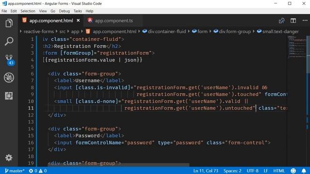 Angular Forms Tutorial - 22 - Simple Validation смотреть онлайн