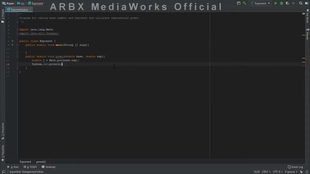 Calculate Exponential Power| Java Core|CodeX ARBX2019 смотреть онлайн