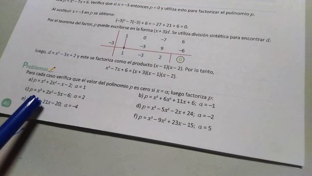 2 6 y 2 7 Factorización utilizando el teorema del factor 1er año смотреть онлайн