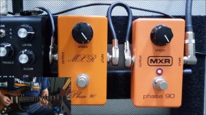 What's The Difference? MXR Phase 90 Script Logo and MXR Phase 90 Block Logo