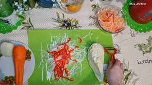 Как очень Быстро, Тонко, Сочно нашинковать капусту и другие овощи для салата/Самый быстрый  способ)