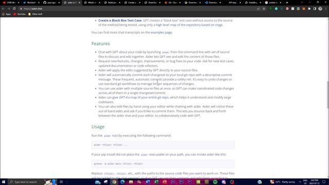 Aider: Your Personal Ai Coding Assistant! GPT-Engineer (Installation Guide)