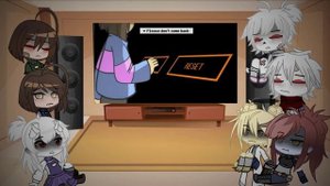 Undertale react to ''MEGALOMANIAC'' //glitchtale