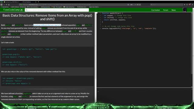 #100DaysOfCode Day 19/100 - JavaScript Algorithms And Data Structures #10
