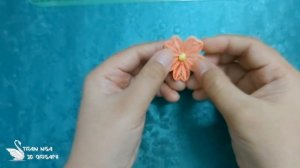 Quilling Flower V15 Tutorial , paper flower  | como hacer flores quilling