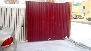 Электронный замок на воротах Came