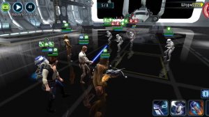 SWGOH Прохождение 3 категории штурма Военная мощь за повстанцев без чупио