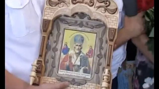 Освящение часовни им.Серафима Саровского в ИК №6 . смотреть онлайн