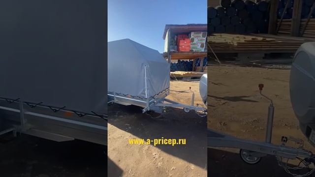 Нива и прицеп 3,5м для снегохода, квадроцикла МЗСА 817717. АРИВА Казань Чебоксары Установка фаркопа