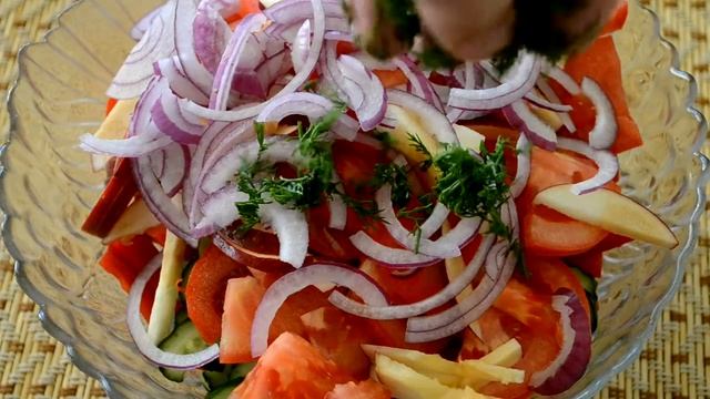Салат с говядиной и овощами. МЯСОЖОР 18